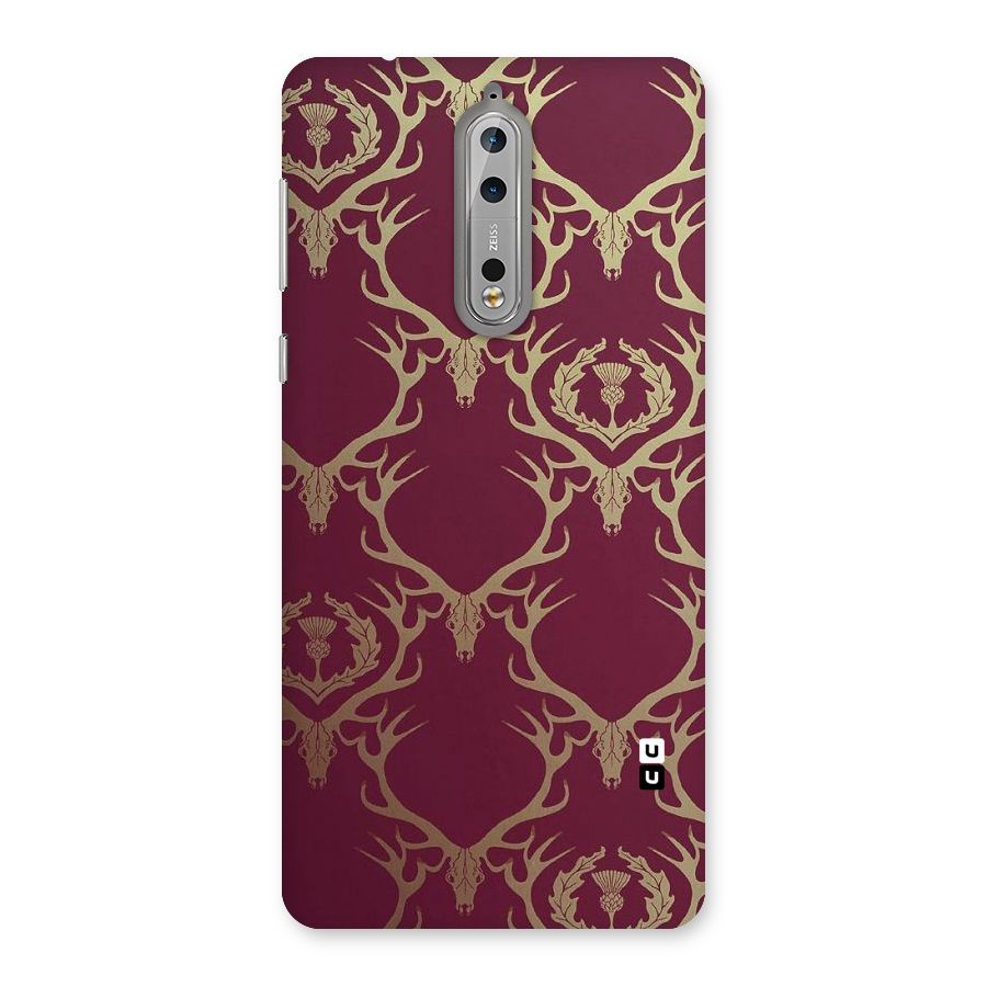 Golden Bull Design Back Case for Nokia 8