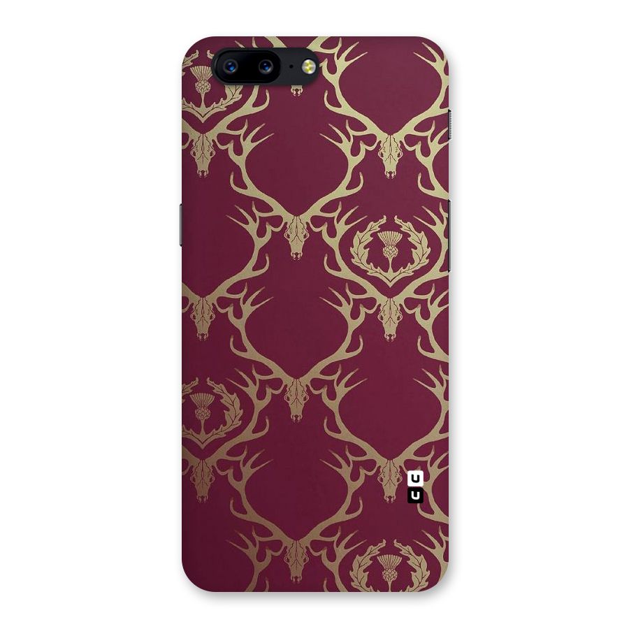 Golden Bull Design Back Case for OnePlus 5