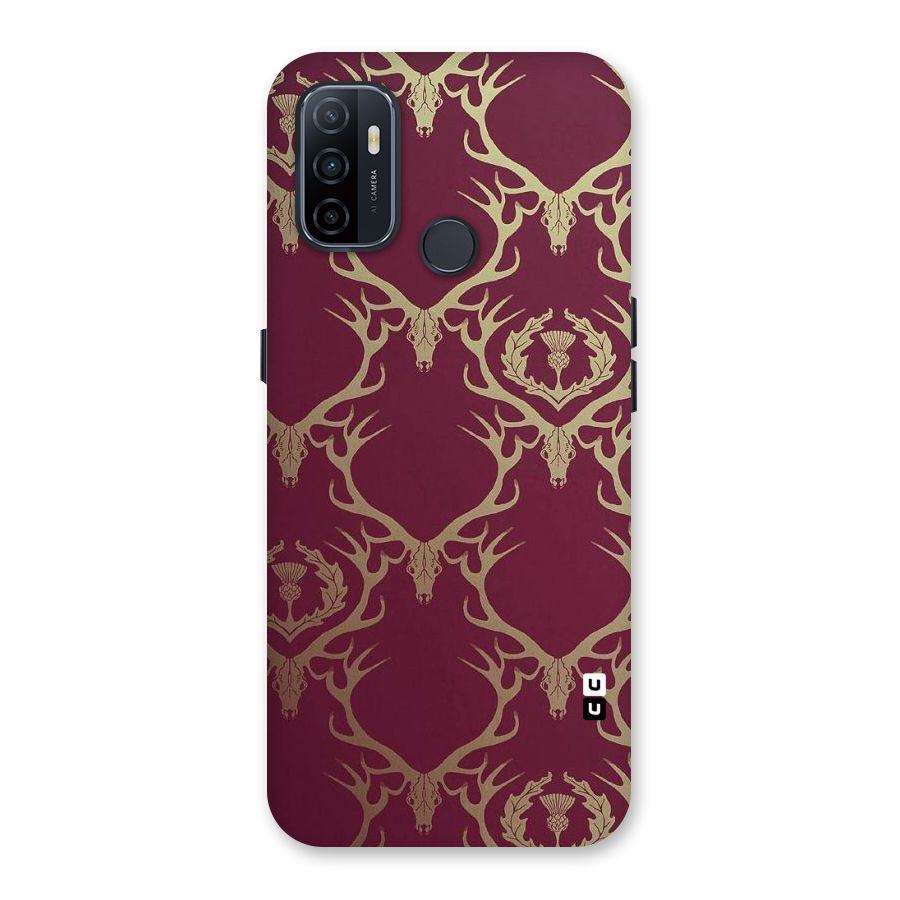 Golden Bull Design Back Case for Oppo A32