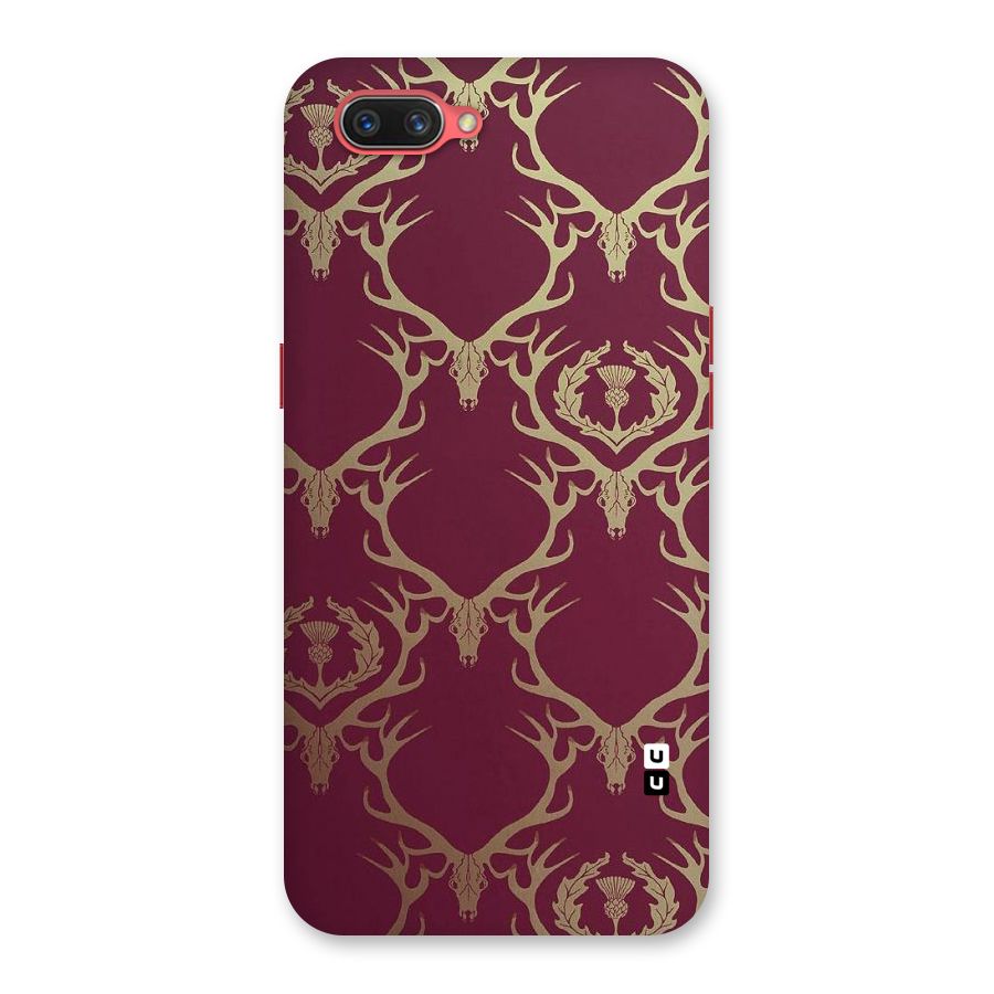 Golden Bull Design Back Case for Oppo A3s