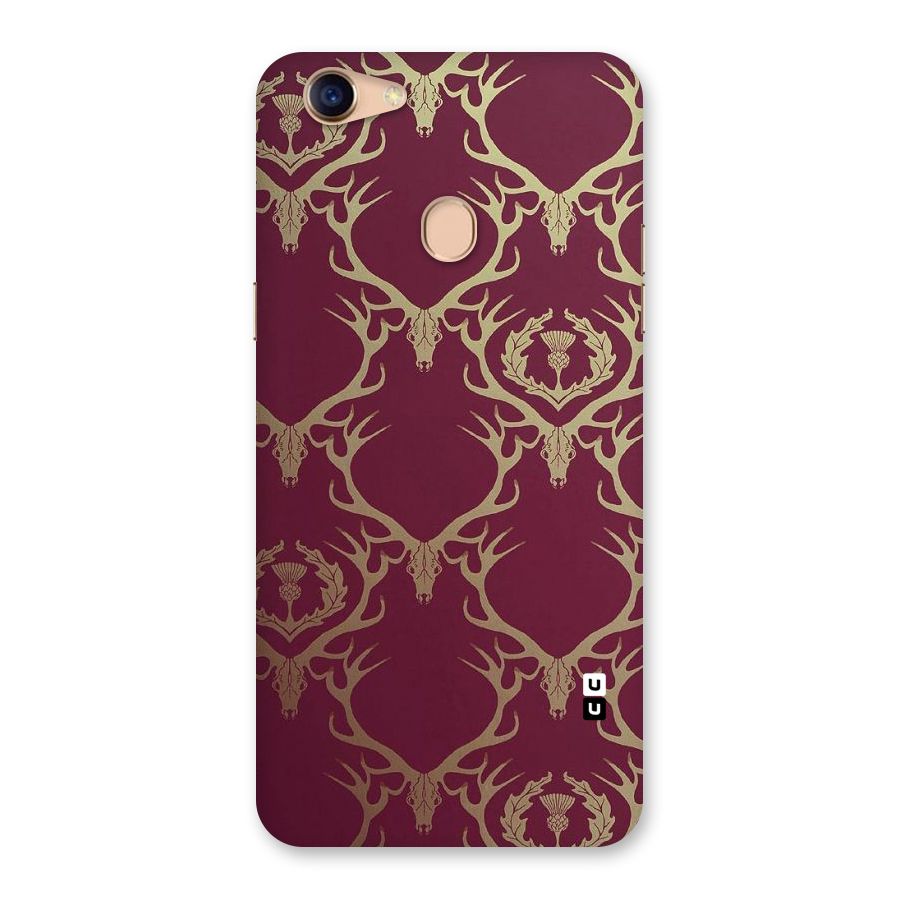 Golden Bull Design Back Case for Oppo F5