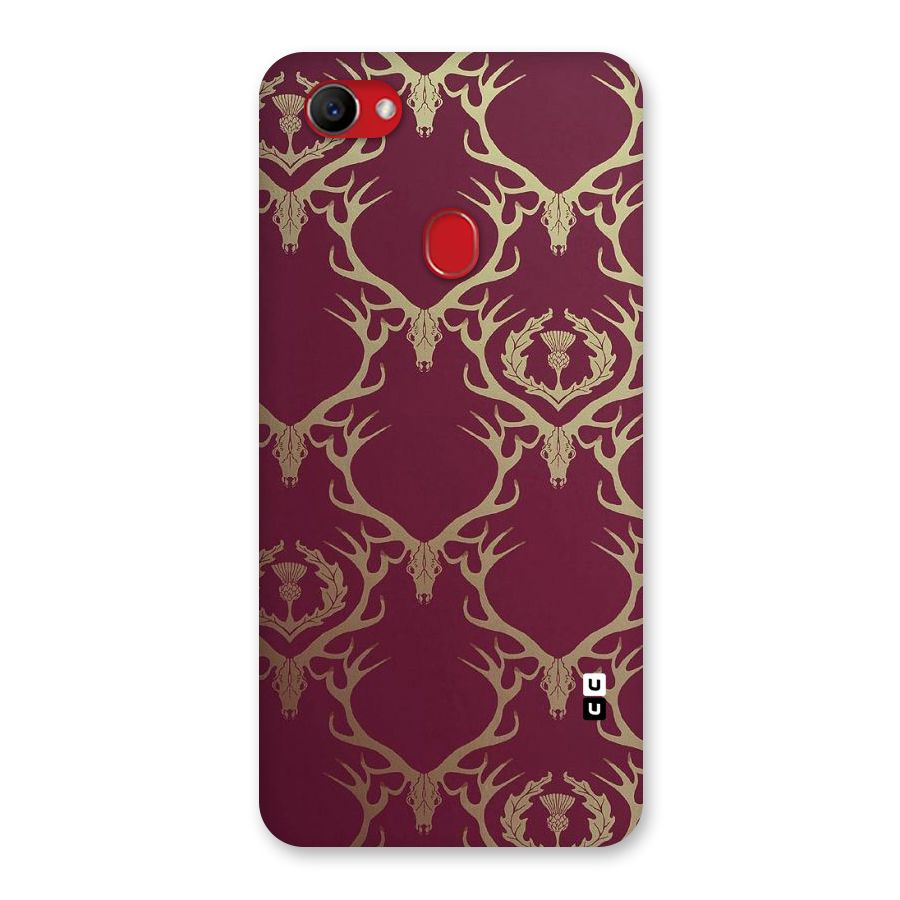 Golden Bull Design Back Case for Oppo F7