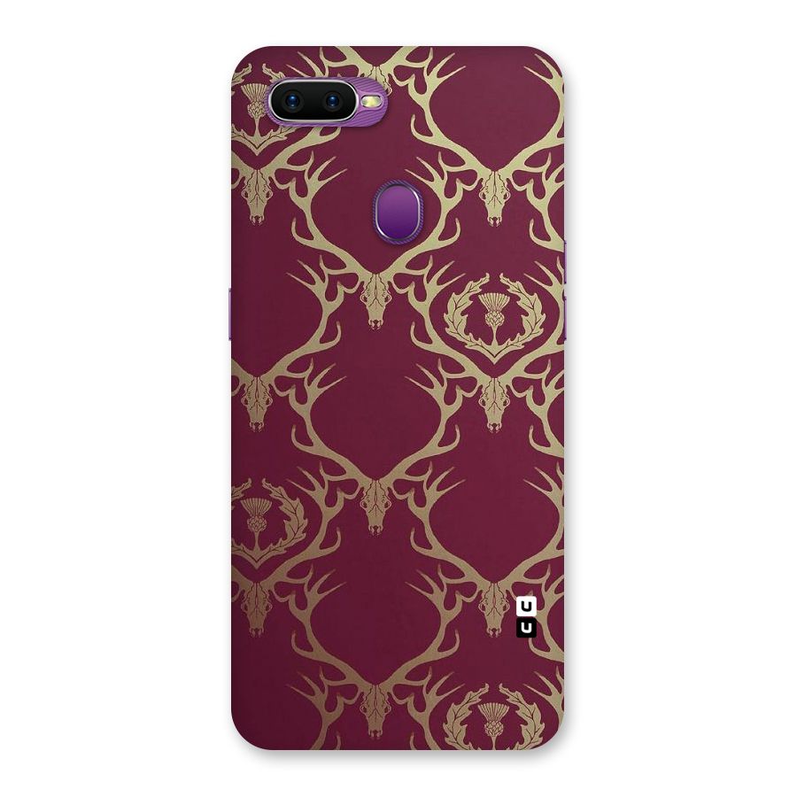 Golden Bull Design Back Case for Oppo F9