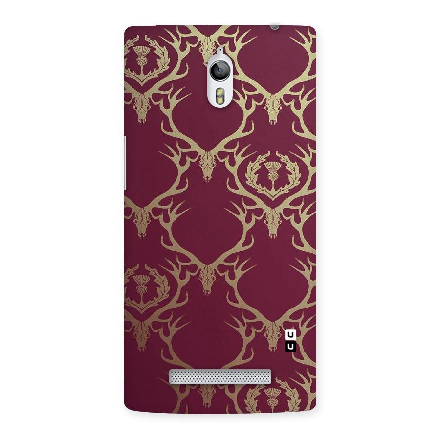 Golden Bull Design Back Case for Oppo Find 7
