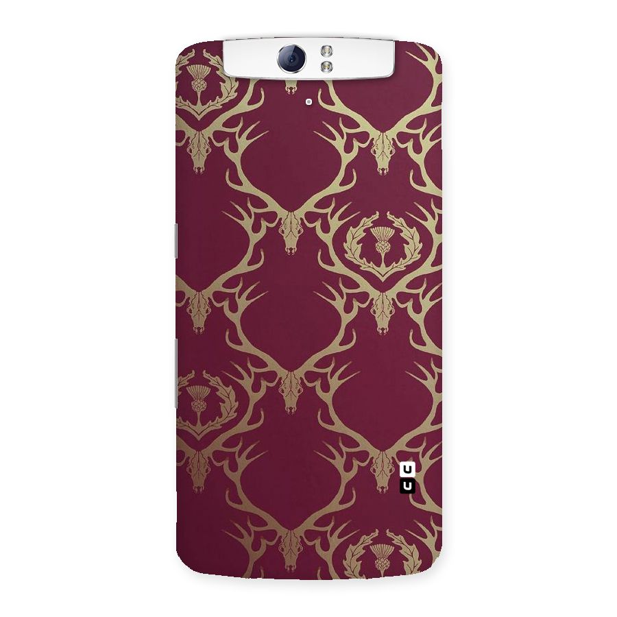 Golden Bull Design Back Case for Oppo N1