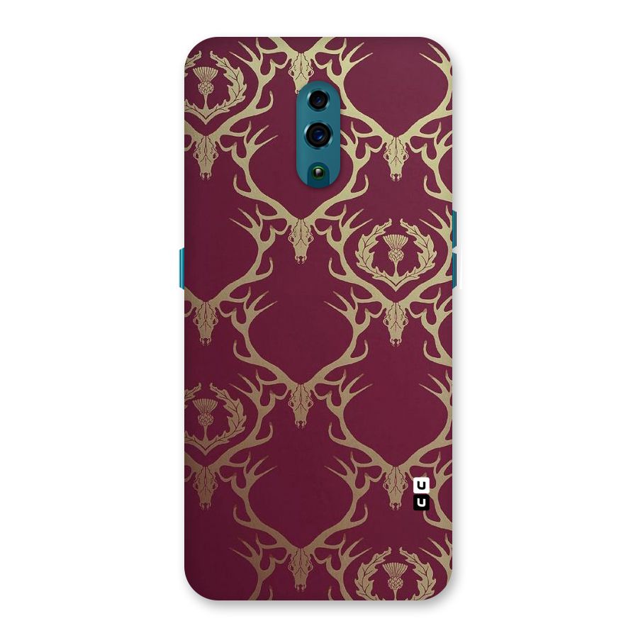 Golden Bull Design Back Case for Oppo Reno