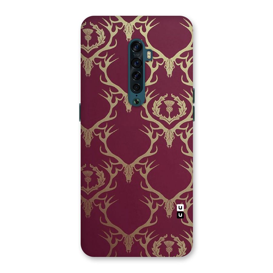 Golden Bull Design Back Case for Oppo Reno2