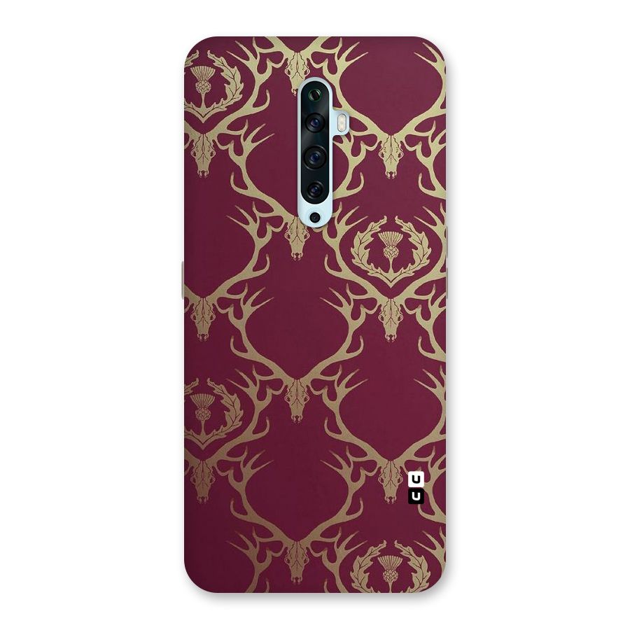 Golden Bull Design Back Case for Oppo Reno2 F