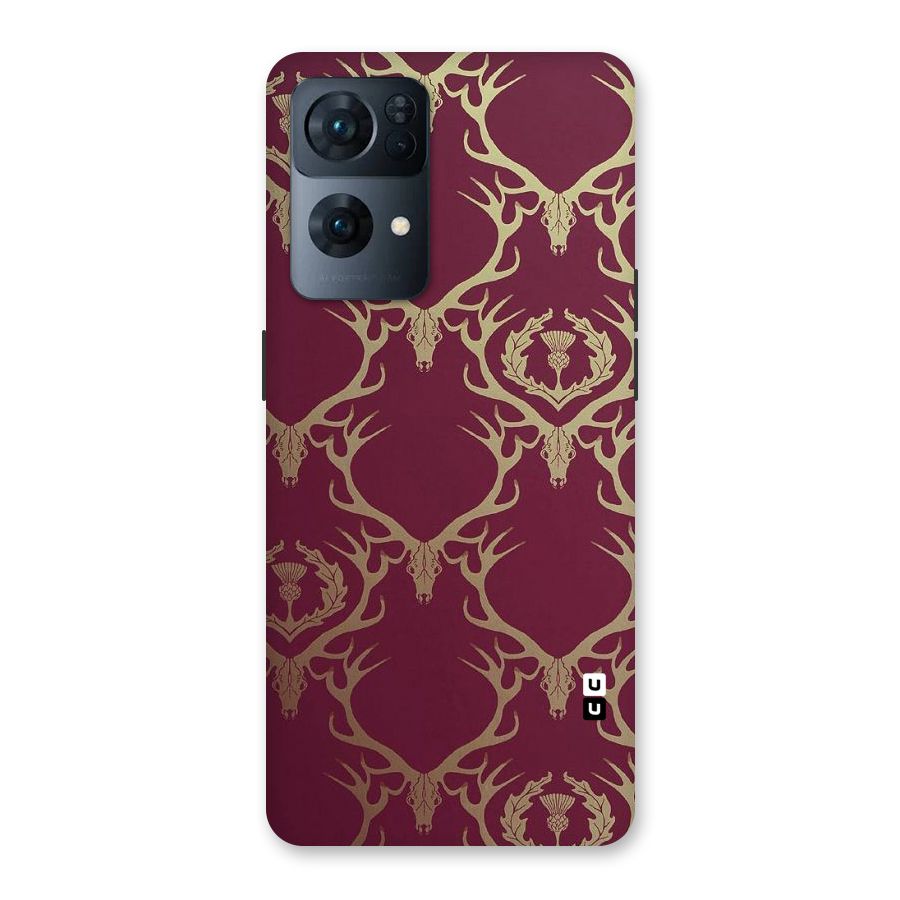 Golden Bull Design Back Case for Oppo Reno7 Pro 5G