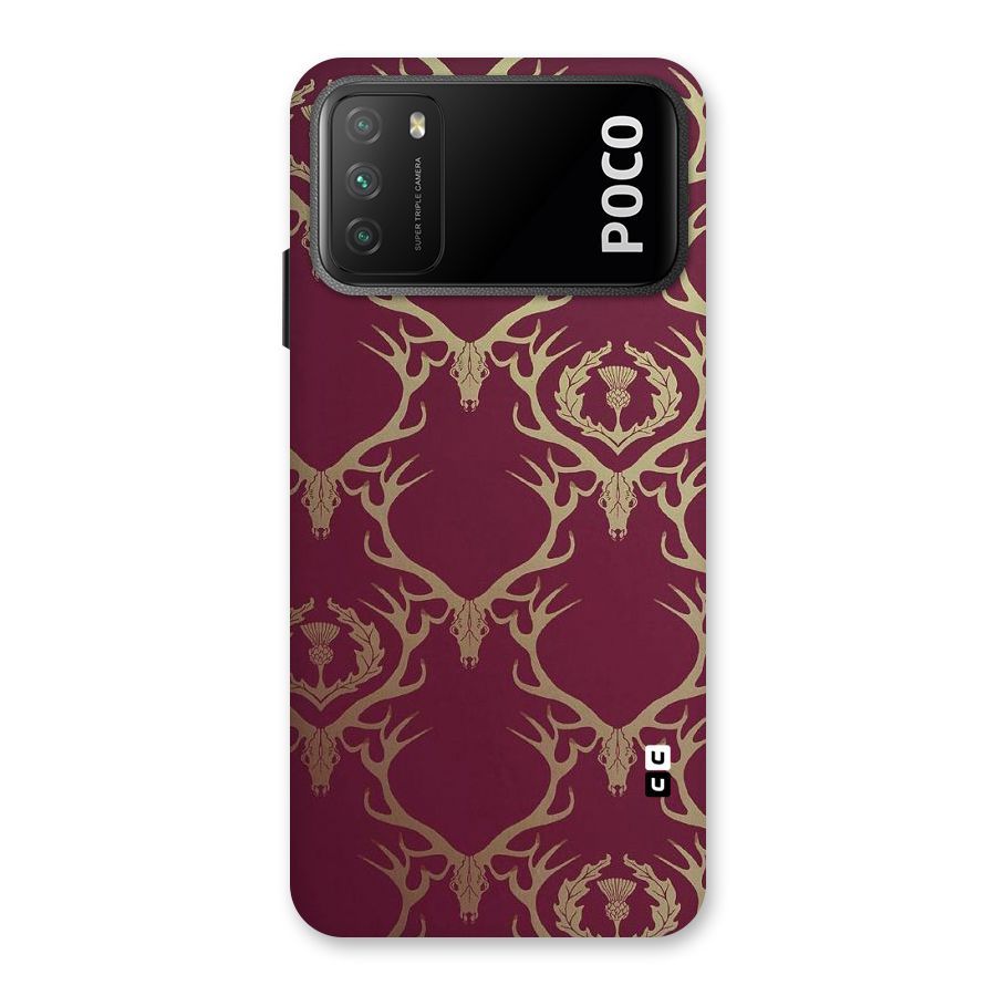 Golden Bull Design Back Case for Poco M3