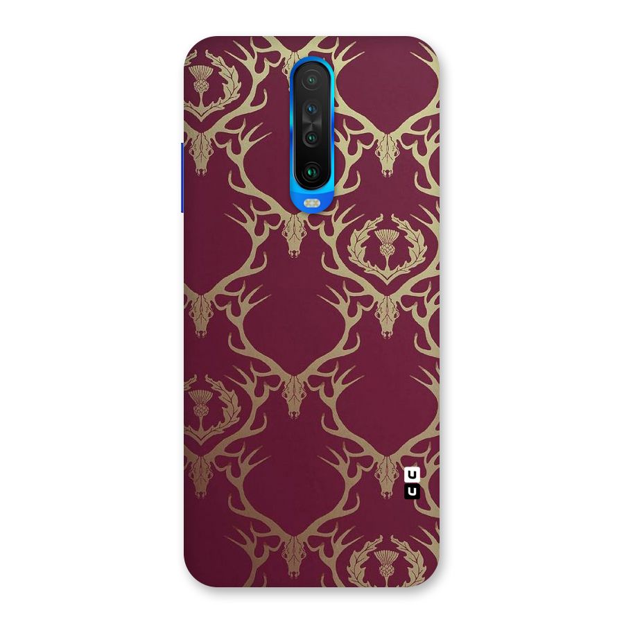 Golden Bull Design Back Case for Poco X2
