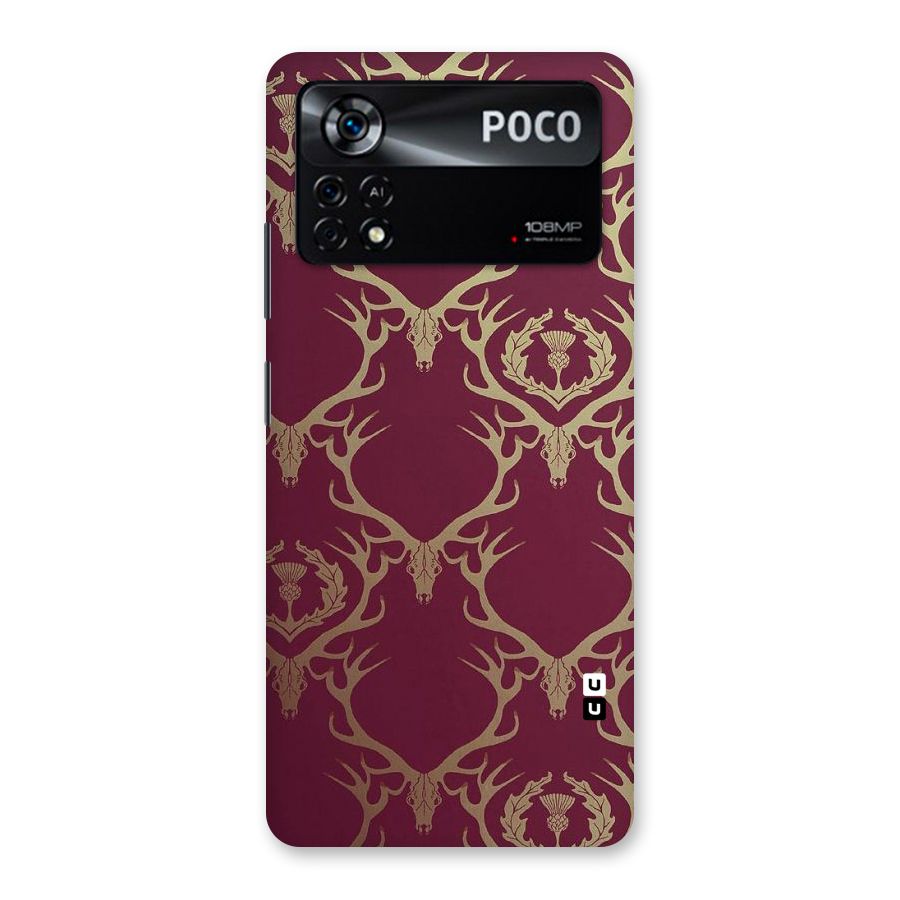 Golden Bull Design Back Case for Poco X4 Pro 5G