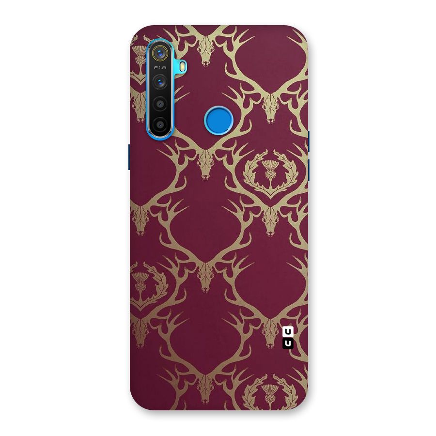 Golden Bull Design Back Case for Realme 5s