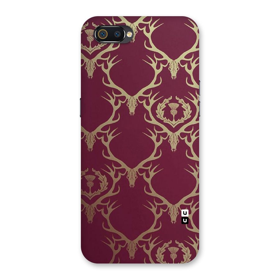Golden Bull Design Back Case for Realme C2