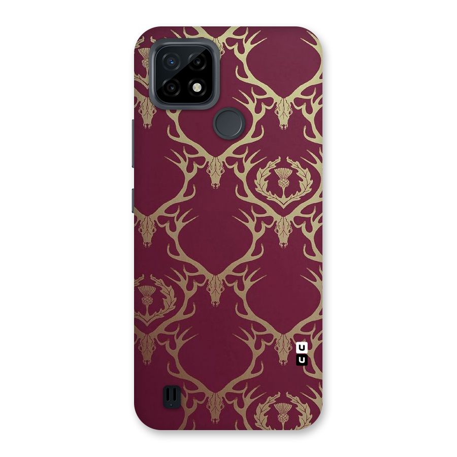 Golden Bull Design Back Case for Realme C21