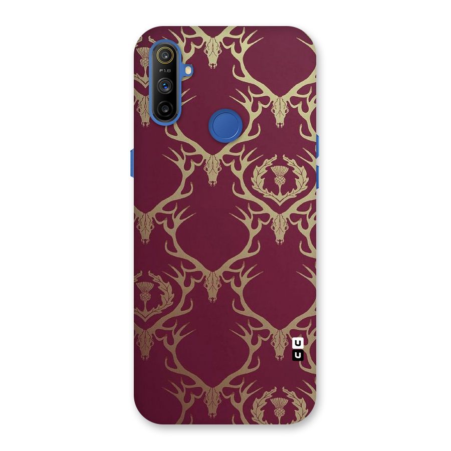 Golden Bull Design Back Case for Realme Narzo 10A