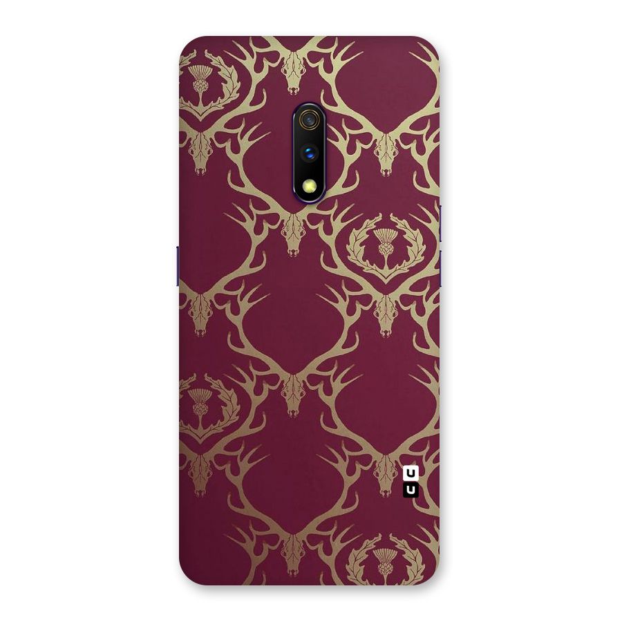 Golden Bull Design Back Case for Realme X