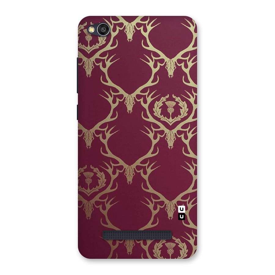 Golden Bull Design Back Case for Redmi 4A