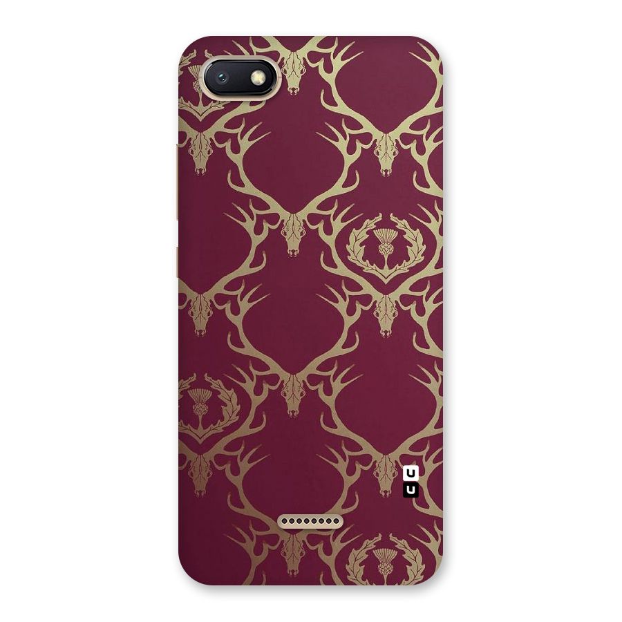 Golden Bull Design Back Case for Redmi 6A