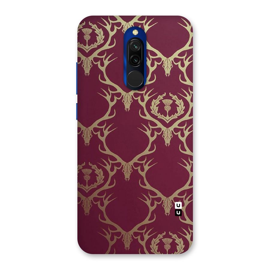 Golden Bull Design Back Case for Redmi 8