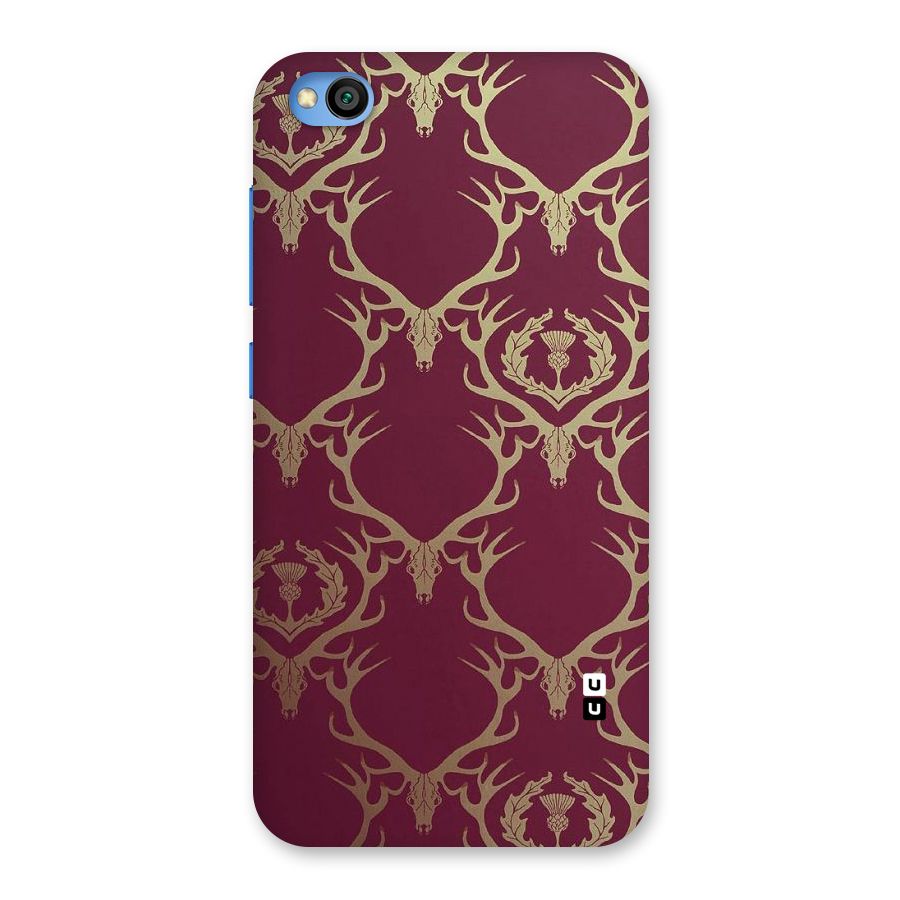 Golden Bull Design Back Case for Redmi Go