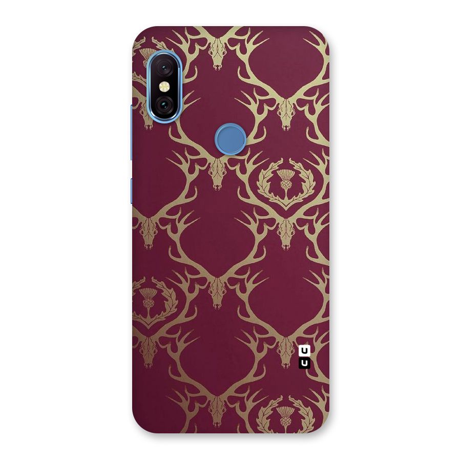 Golden Bull Design Back Case for Redmi Note 6 Pro