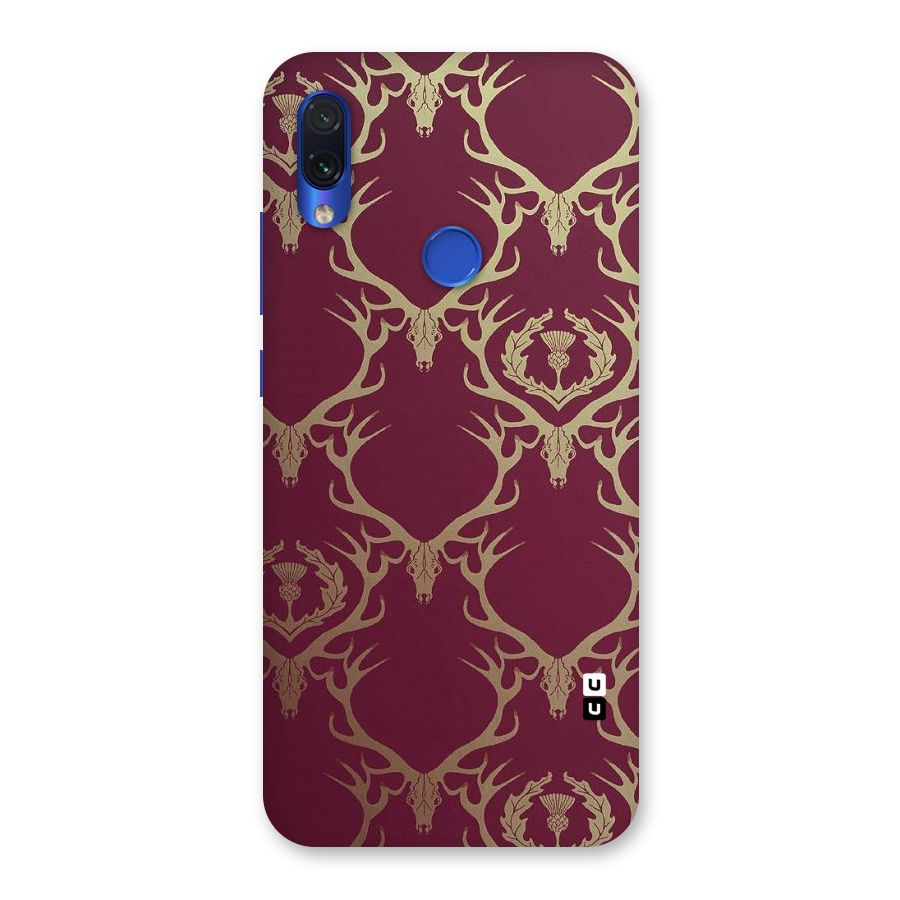Golden Bull Design Back Case for Redmi Note 7