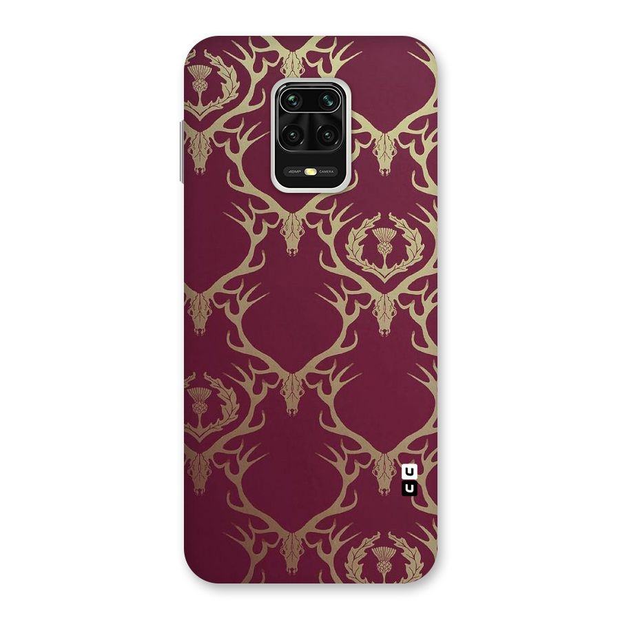 Golden Bull Design Back Case for Redmi Note 9 Pro