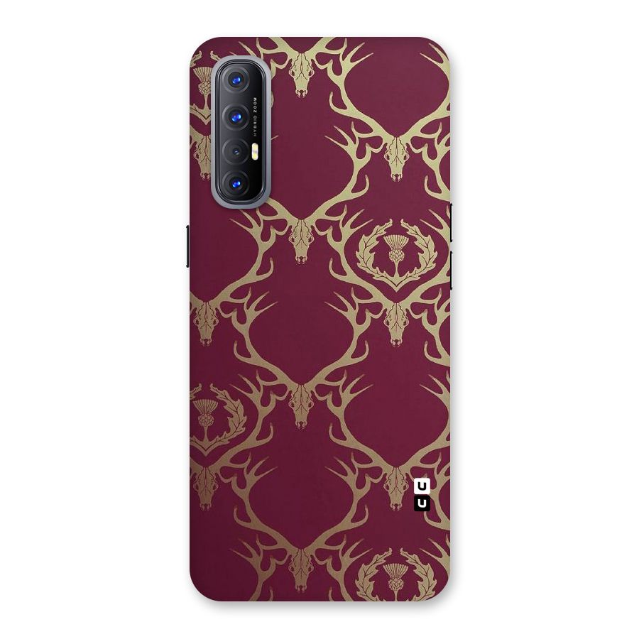 Golden Bull Design Back Case for Reno3 Pro