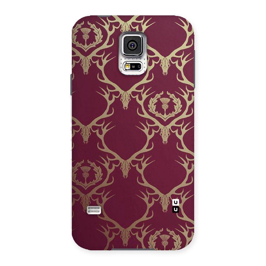 Golden Bull Design Back Case for Samsung Galaxy S5