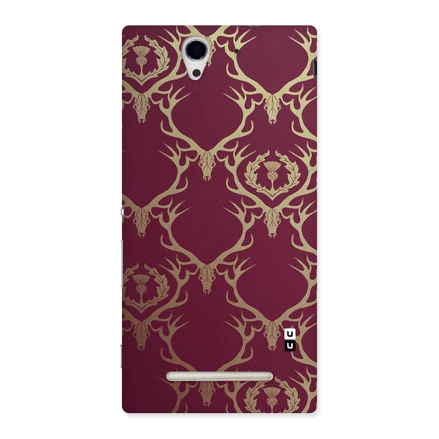 Golden Bull Design Back Case for Sony Xperia C3