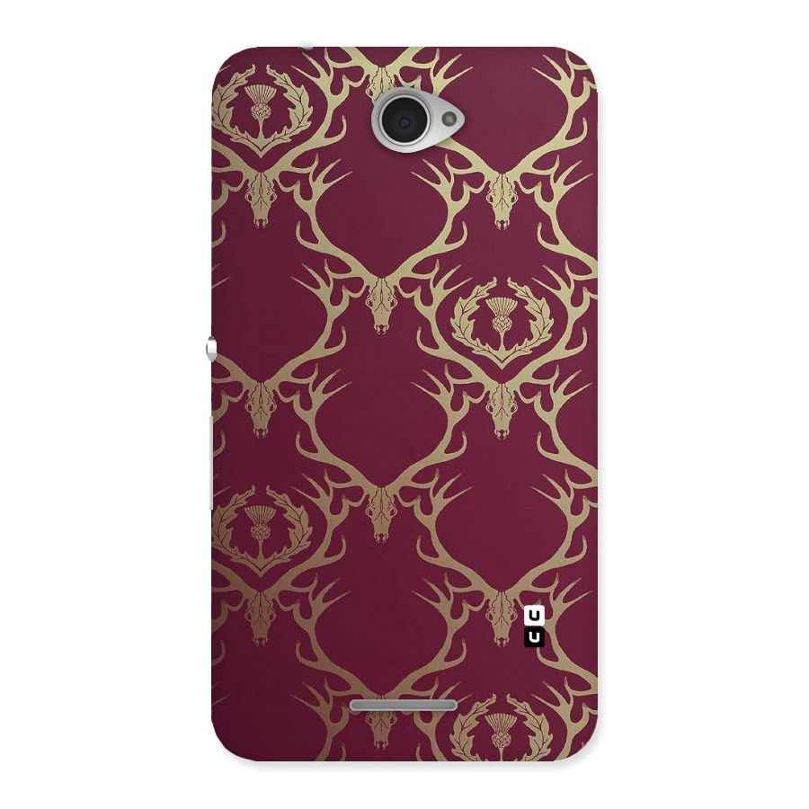 Golden Bull Design Back Case for Sony Xperia E4