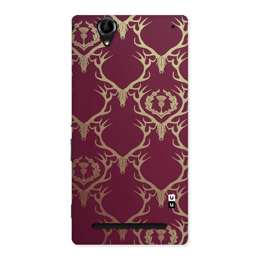 Golden Bull Design Back Case for Sony Xperia T2