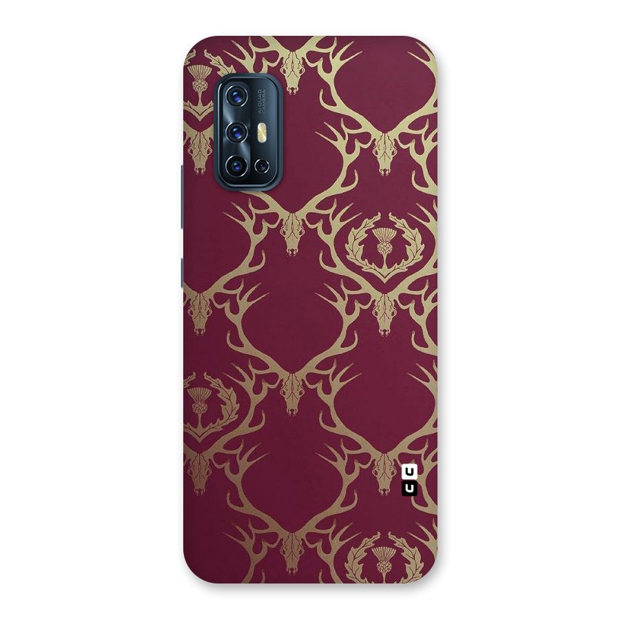 Golden Bull Design Back Case for Vivo V17