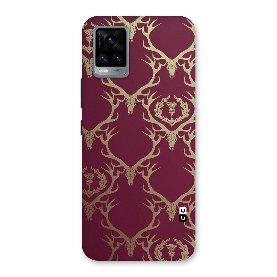 Golden Bull Design Back Case for Vivo V20