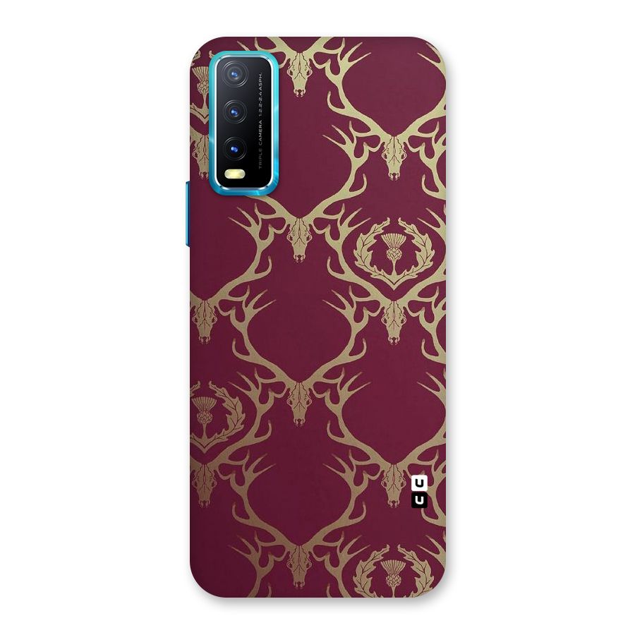 Golden Bull Design Back Case for Vivo Y20
