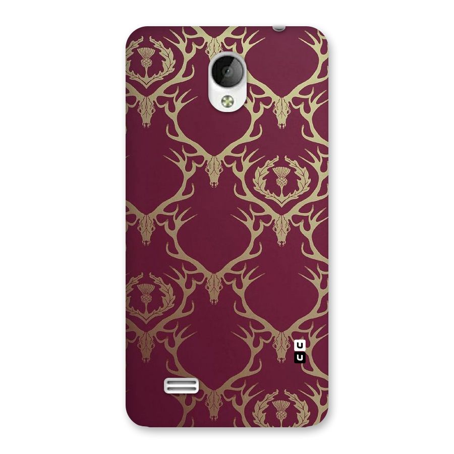 Golden Bull Design Back Case for Vivo Y21