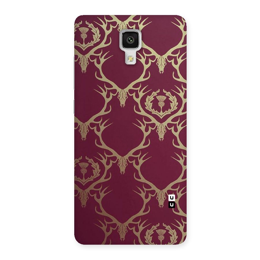 Golden Bull Design Back Case for Xiaomi Mi 4