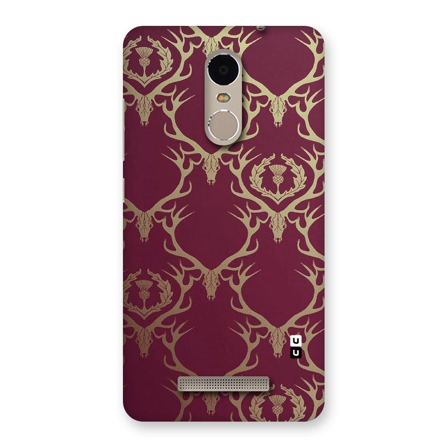 Golden Bull Design Back Case for Xiaomi Redmi Note 3