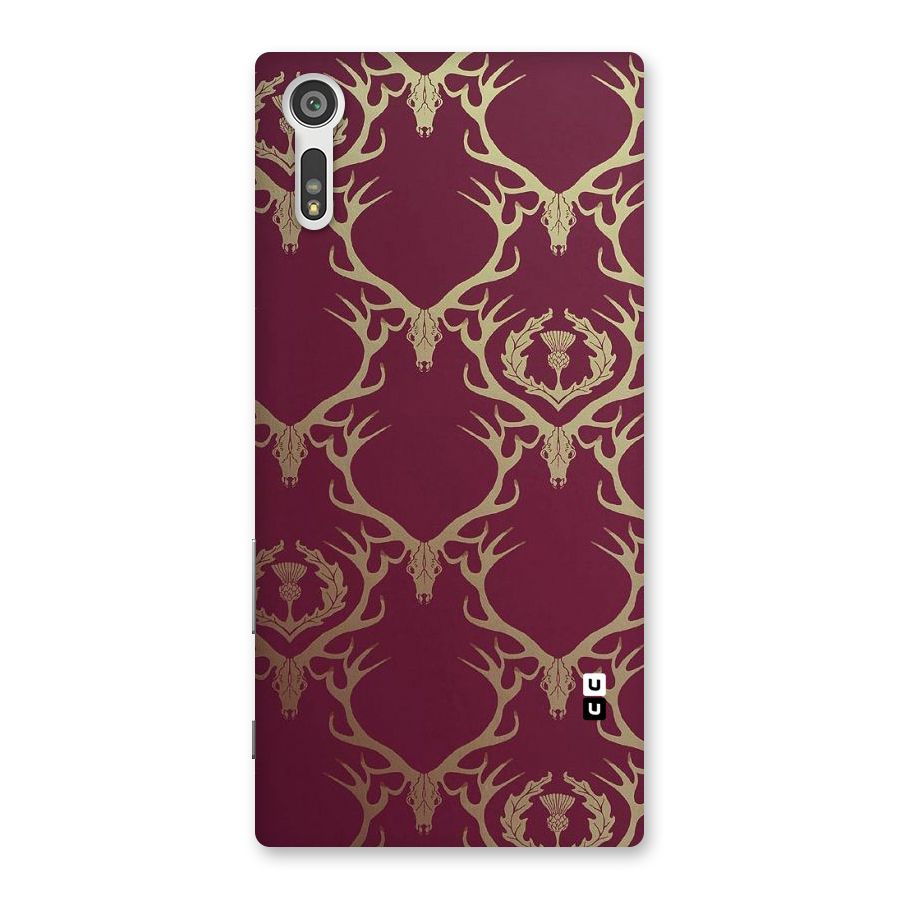 Golden Bull Design Back Case for Xperia XZ
