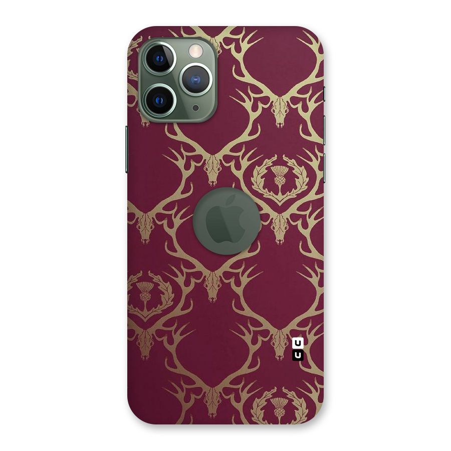 Golden Bull Design Back Case for iPhone 11 Pro Logo  Cut
