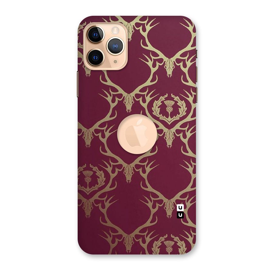 Golden Bull Design Back Case for iPhone 11 Pro Max Logo Cut