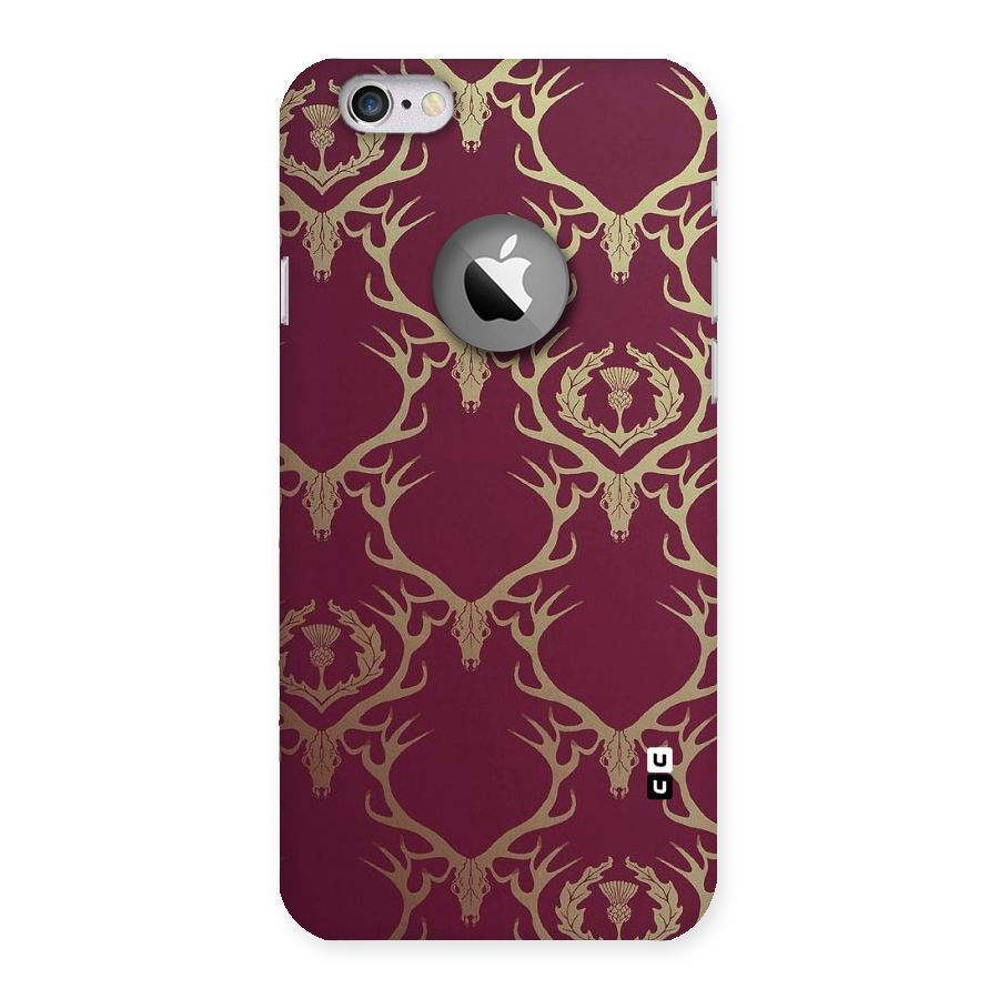 Golden Bull Design Back Case for iPhone 6 Logo Cut