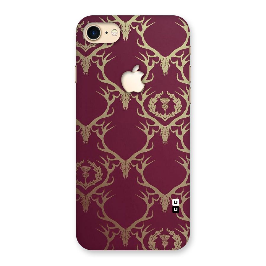 Golden Bull Design Back Case for iPhone 7 Apple Cut