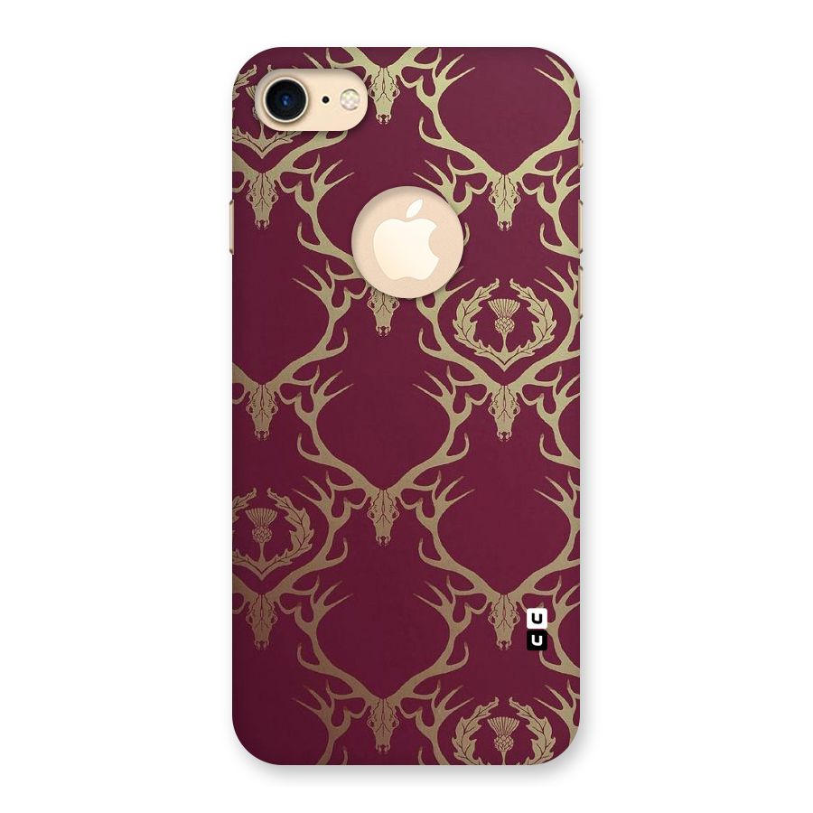 Golden Bull Design Back Case for iPhone 7 Logo Cut