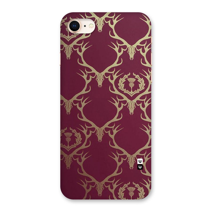 Golden Bull Design Back Case for iPhone 8