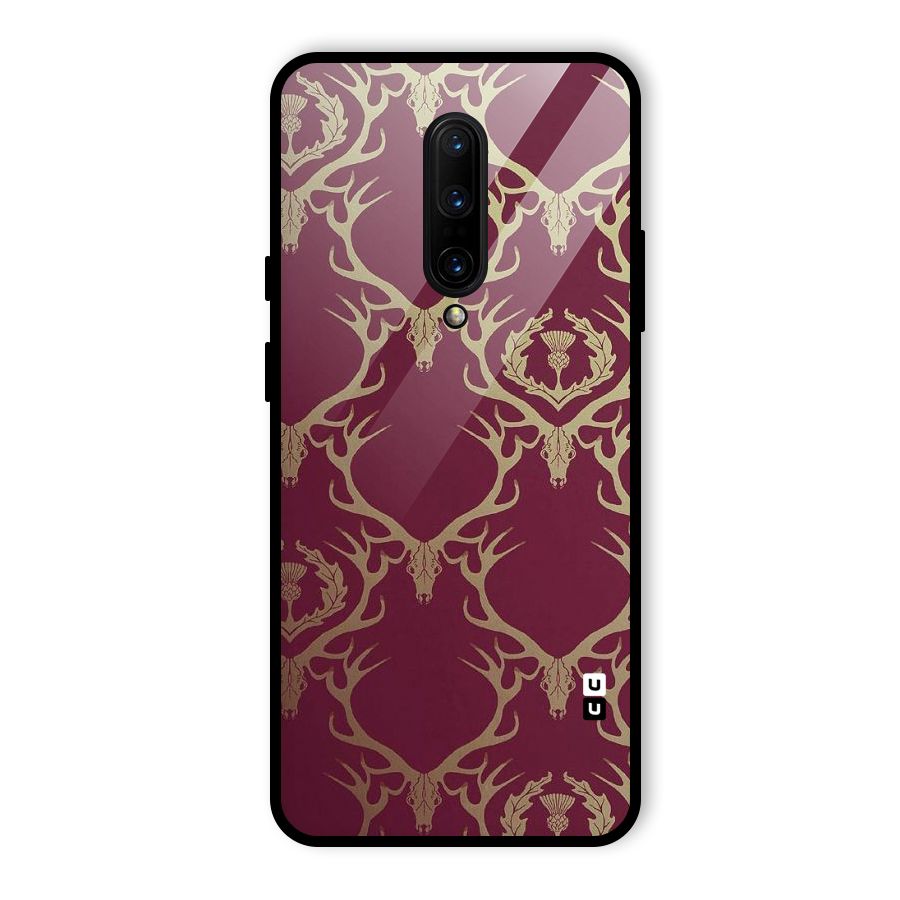 Golden Bull Design Glass Back Case for OnePlus 7 Pro