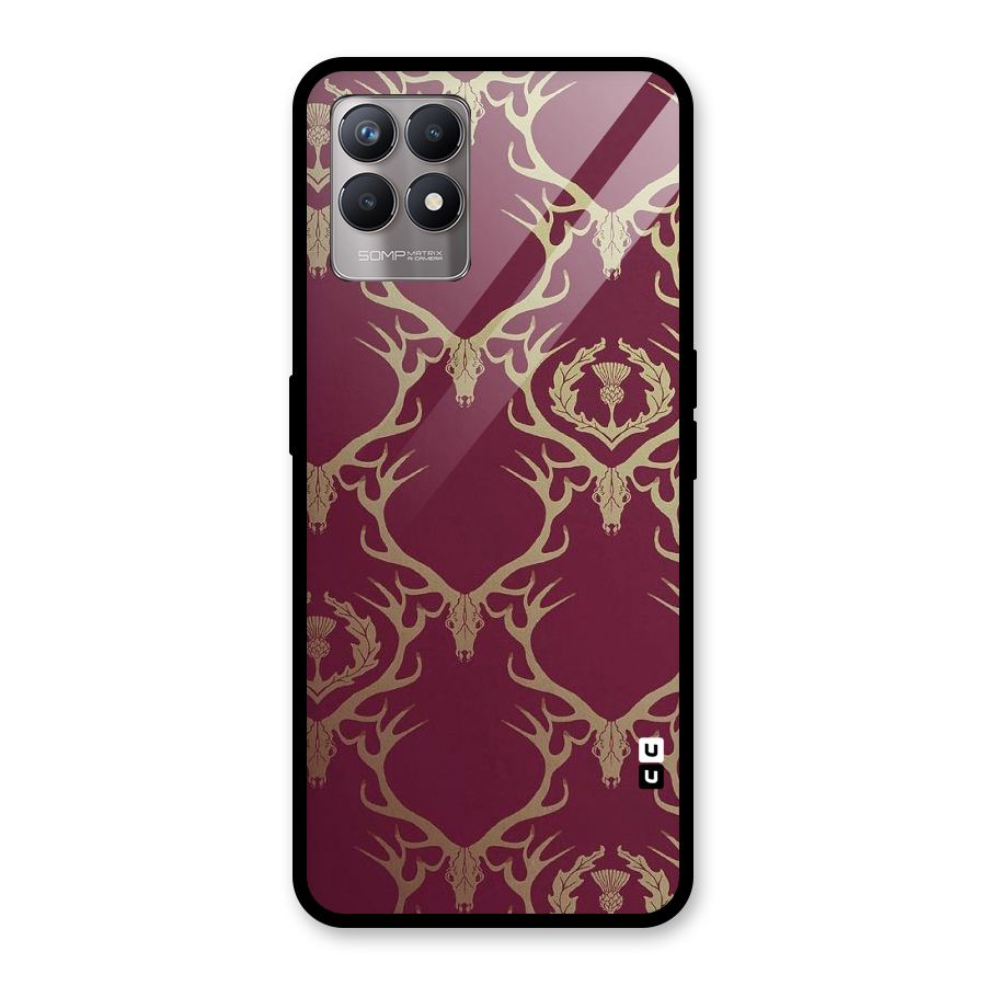 Golden Bull Design Glass Back Case for Realme Narzo 50