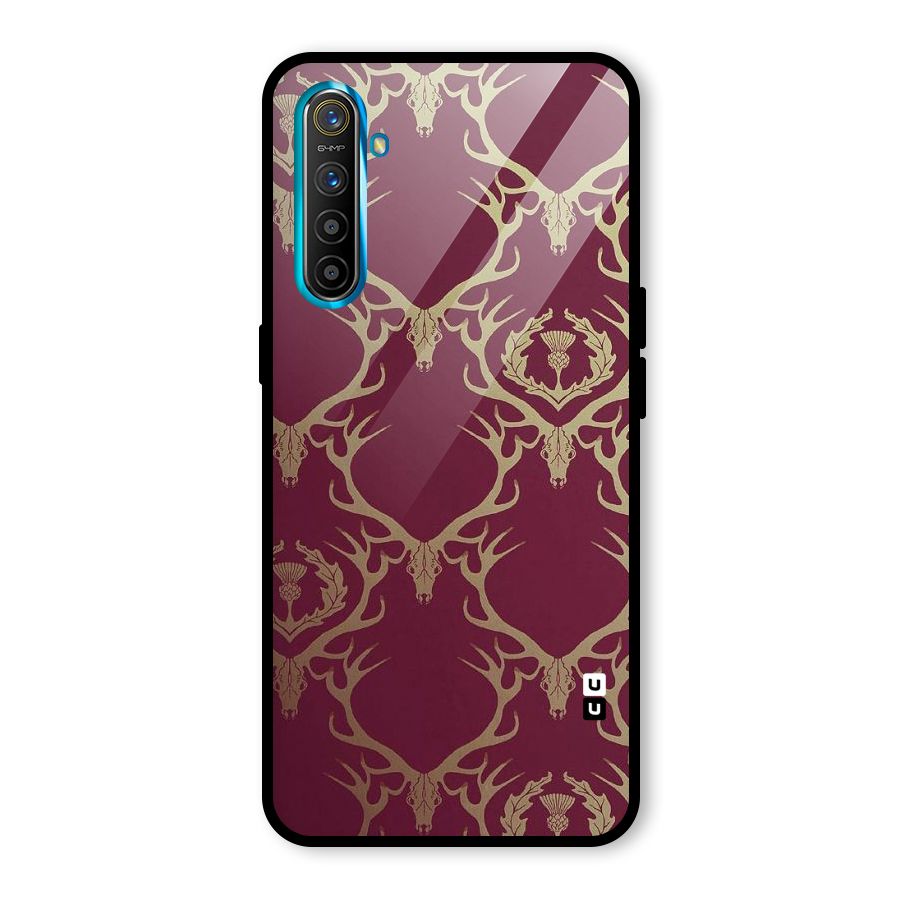 Golden Bull Design Glass Back Case for Realme X2