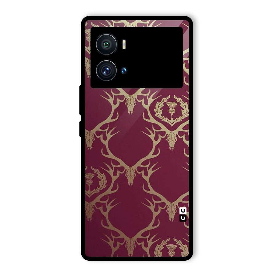 Golden Bull Design Glass Back Case for Vivo iQOO 9 Pro